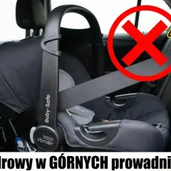 Błąd montażu fotelika: pas biodrowy w górnych prowadnicach. Jak zamontować fotelik bez isofix? Unikaj tego błędu!